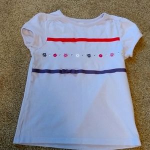 Crazy 8 ruffle t-shirt, girls size 7-8